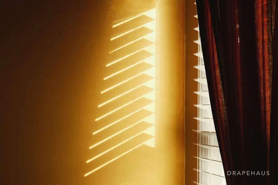 Low afternoon sun streaming horizontally into a west-facing Goan living room