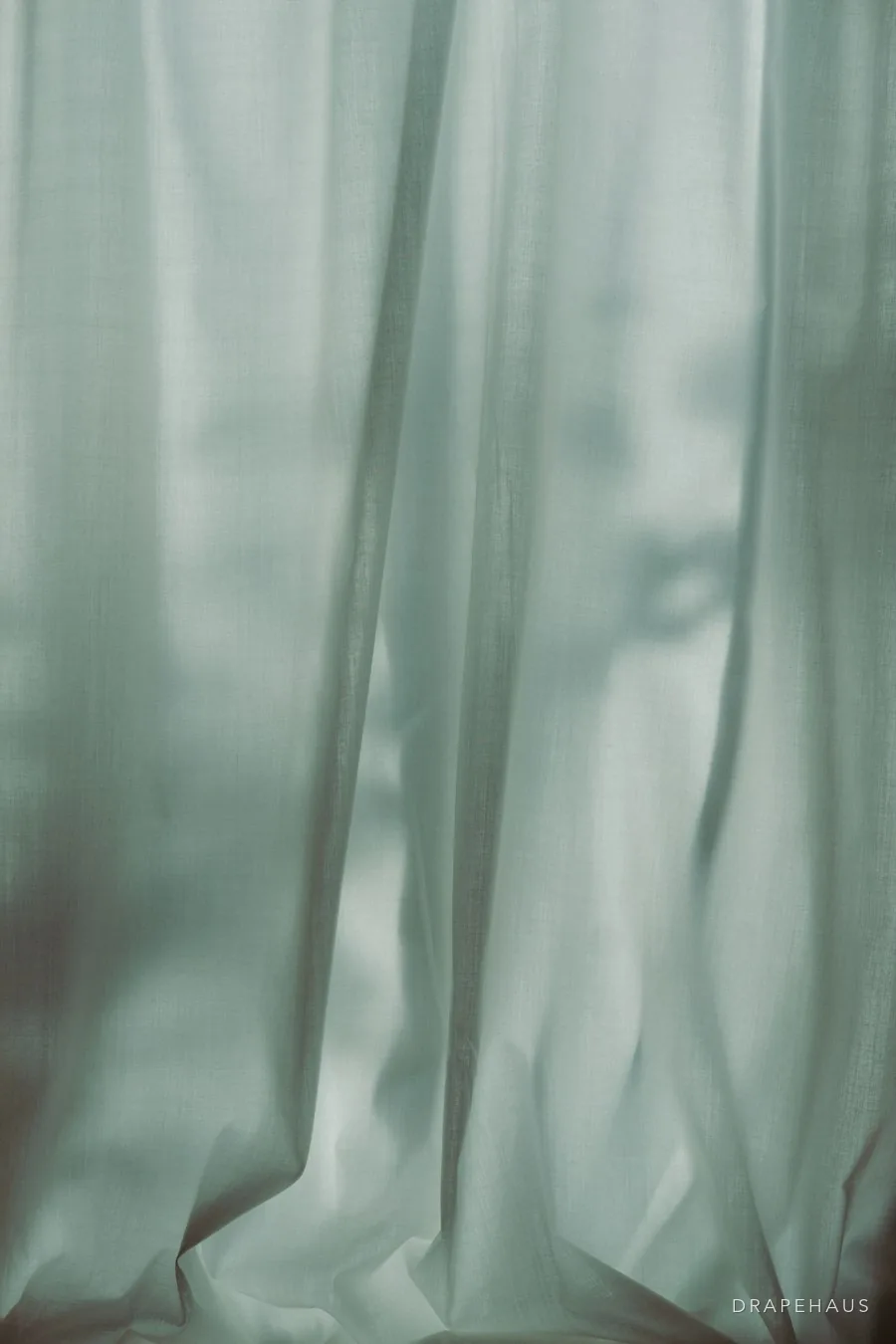 Textured polyester curtain fabric in natural light